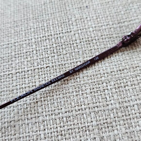 Marchon Women Glasses Half Rim MAGNETICS 883 MAG Burgundy Eyeglasses FELXON - Picture 13 of 14